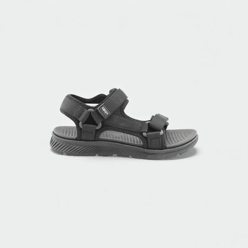 Sandalia con velcro mujer SUN SOL - NEGRO