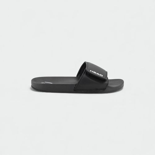 Ojota Cancun con velcro hombre HEAD - NEGRO BLANCO