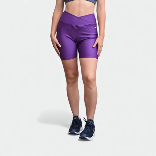 Calza cutout cross smooth - VIOLETA