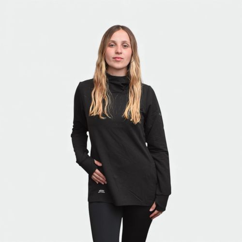 Hoodie triumph tunic w - NEGRO