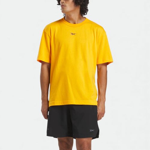 Athlete hype tee - ELECTRIC AMBER