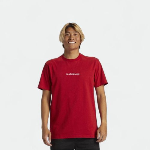 Remera Omni Logo Hombre QUIKSILVER - ROJO