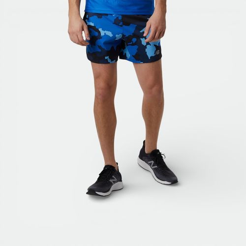 Short Printed Accelerate NEW BALANCE - BLUE CAMO