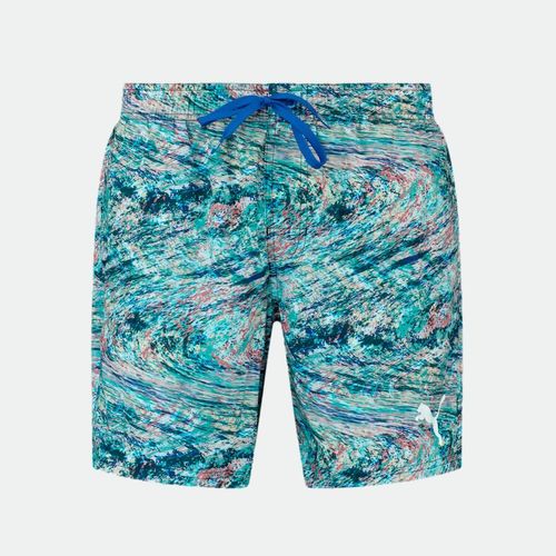Printed Mid Short - AZUL