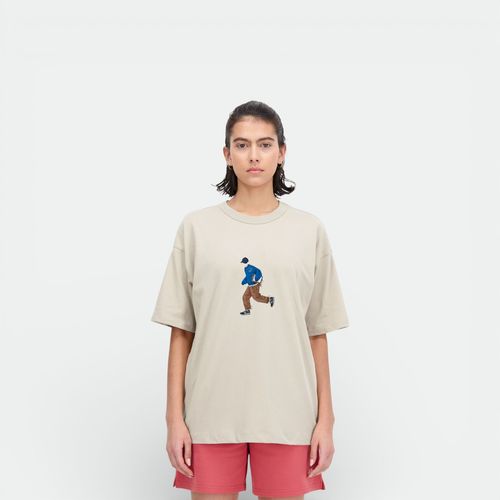 Remera mangas corta mujer NEW BALANCE - SEA SALT