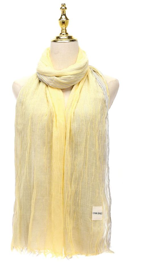 Pashmina de mujer ONA SAENZ - AMARILLO
