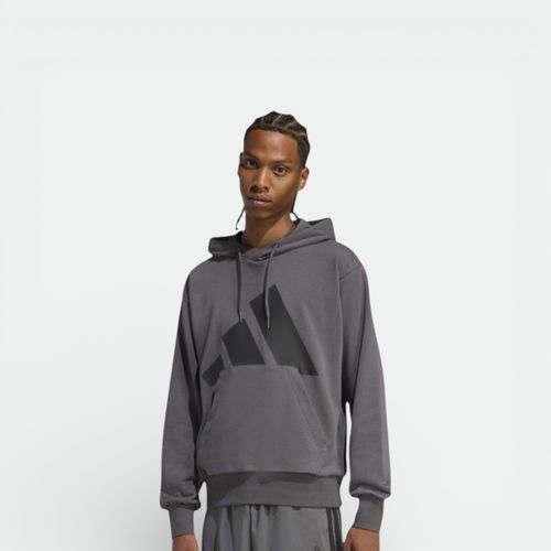 Buzo con Capucha Adidas Essentials - GRISEI NEGRO