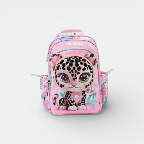 Mochila 16" de gato sin carro de niñas CHIMOLA - ROSA CHITA