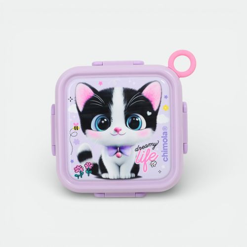 Lucnchera unisex niños CHIMOLA - LILA GATO
