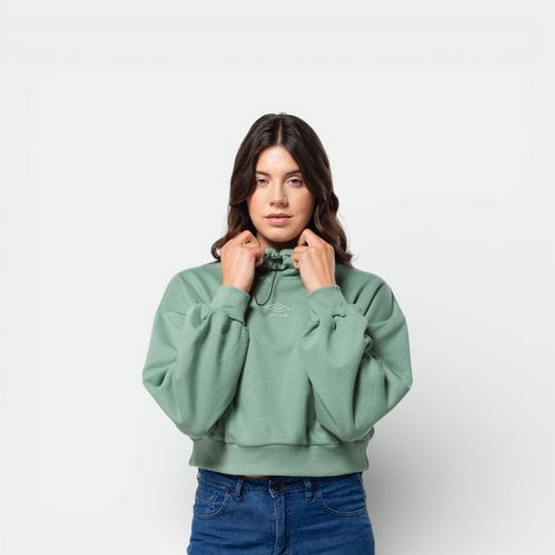 Buzo Ashley corto de mujer UMBRO - VERDE CEMENTO
