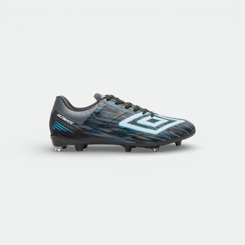 Botín Campo Umbro Ultimate - PRETO GRAFITO AZUL ELECTRICO