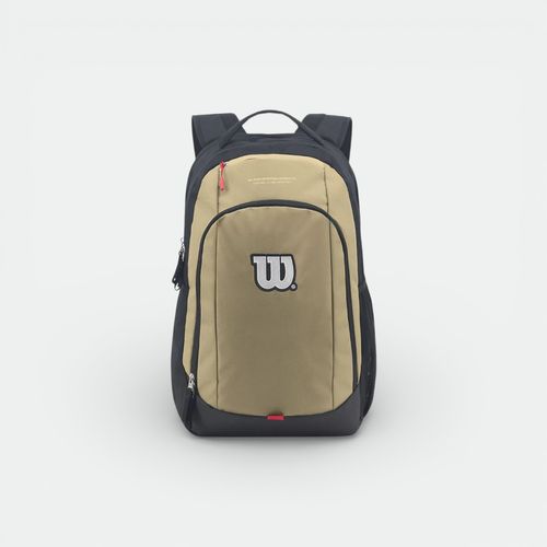 Mochila 19" unisex WILSON - NEGRO KAKHI