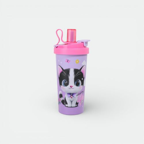Vaso termico unisex niños CHIMOLA - LILA GATO