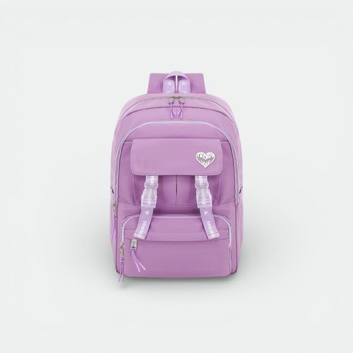 Mochila 18" 2 divisiones con broche niñas TARGET - LILA