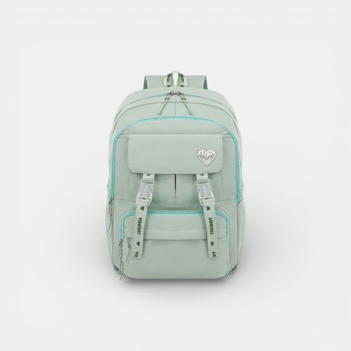 Mochila 18" 2 divisiones con broche niñas TARGET - AQUA