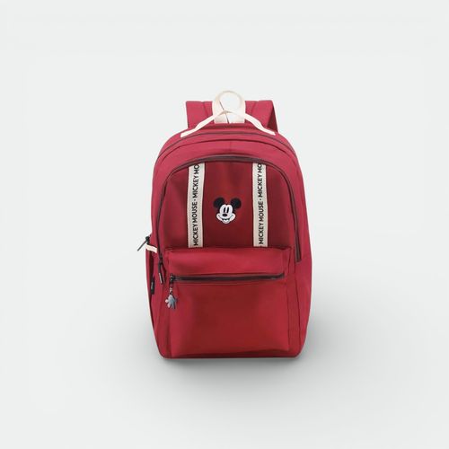 Mochila Disney 18" unisex AMAYRA - BORDO MICKEY