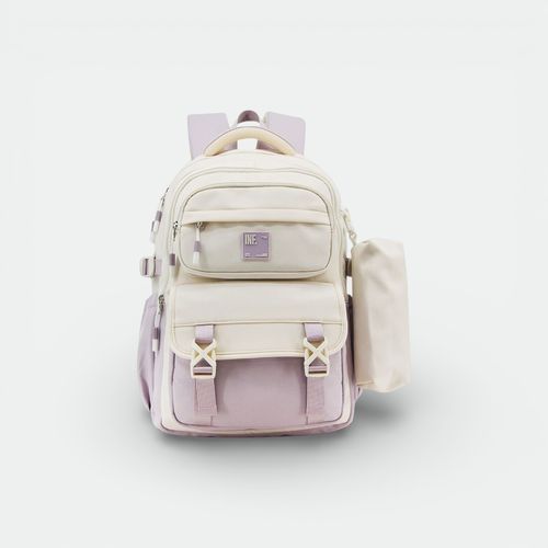 Mochila 17" con cartuchera unisex LESEDIFE - LILA CMB