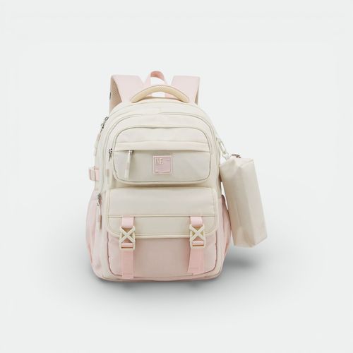 Mochila 17" con cartuchera unisex LESEDIFE - ROSA CMB