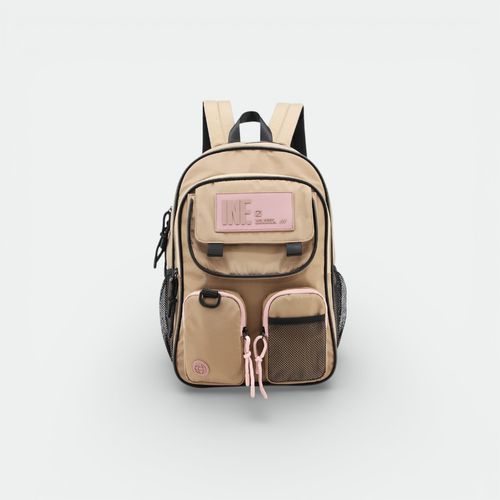 Mochila 18" unisex AMAYRA - BEIGE