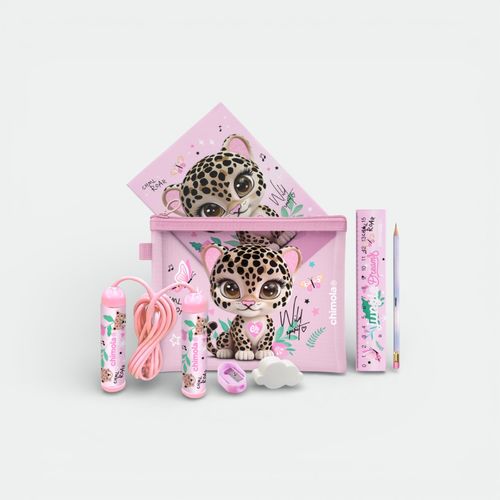 Set escolar unisex niños CHIMOLA - ROSA CHITA