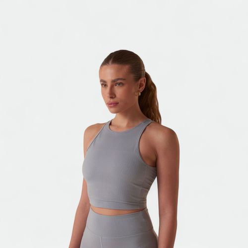 Top Fila Long Life - GRIS MEDIO