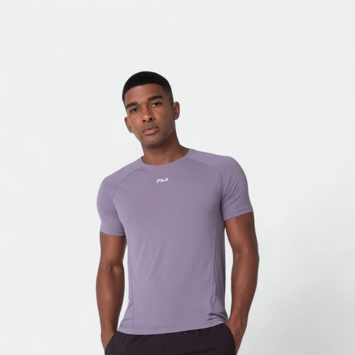 Remera Bio III mangas corta hombre FILA - GRIS MEDIO