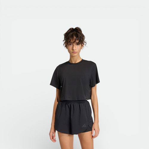 Remera corta de mujer ADIDAS - BLACK