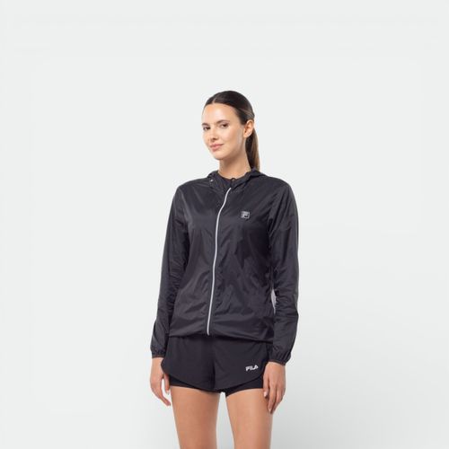 Campera rompeviento mujer FILA - NEGRO REFLEXIVO