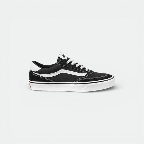 Zapatilla hombre Brooklyn LS VANS - SUEDE CANVAS BLACK WHITE