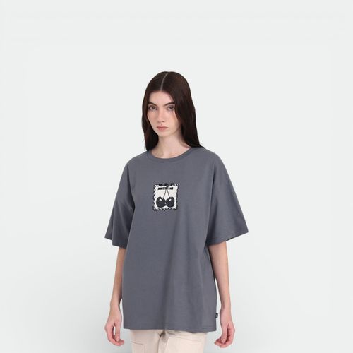 REMERA CHERRYRIDE OUTSIZED SS VANS - GRIS ASPHALT