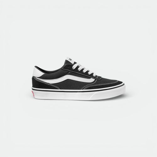 Zapatilla Canvas mujer VANS - SUEDE CANVAS BLACK WHITE