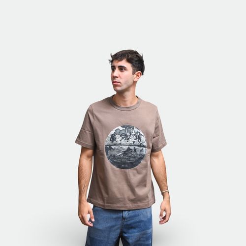 Remera Hoopwear hombre REEBOK - UTILITY BROWN