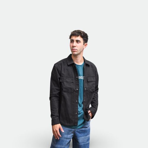 Campera denim hombre NOBRAND - NEGRO