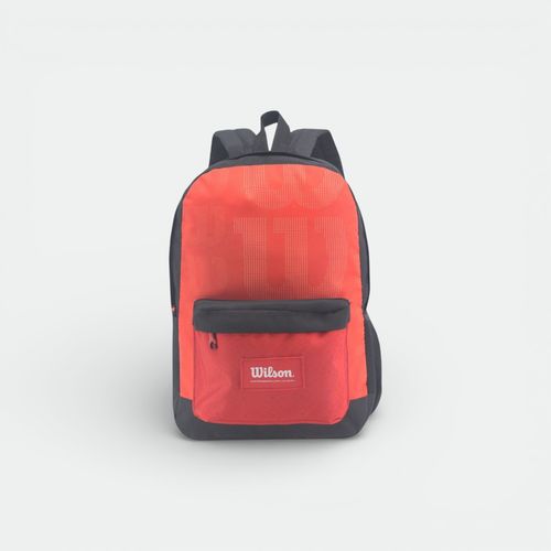 Mochila unisex 17" WILSON - NEGRO ROJO ROJO