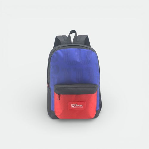 Mochila unisex 17" WILSON - NEGRO MARINO ROJO