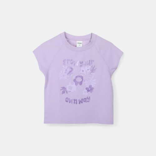 Remera urbana para niñas CHIMOLA - PURPURA