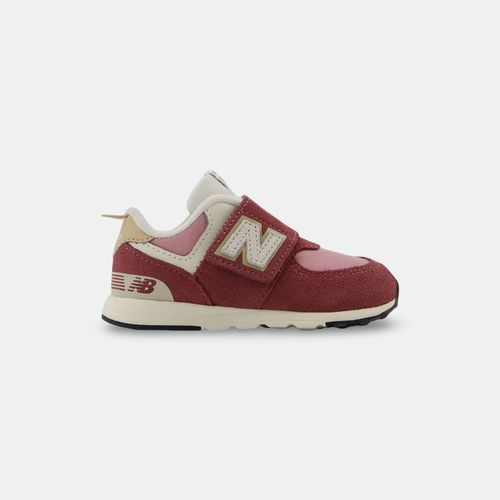 Zapatilla 574 Lifestyle niños NEW BALANCE - MUSTARD PINK BURGUNDY
