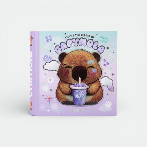 Carpeta N°3 niños CHIMOLA - LILA AQUA CAPIBARA