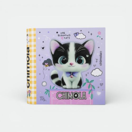 Carpeta N°3 niños CHIMOLA - LILA GATO