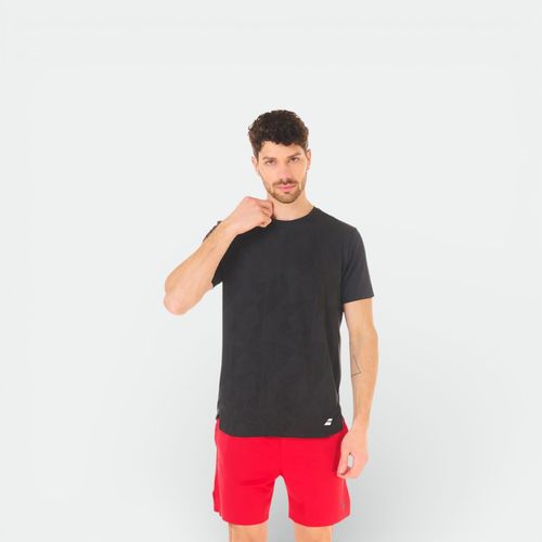 Remera Veron mangas corta hombre BABOLAT - BLACK