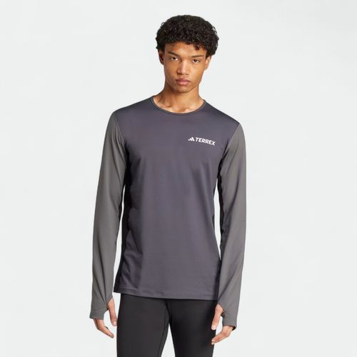Remera Mangas Largas Multi Synt Hombre Adidas - CARBON GREY SIX