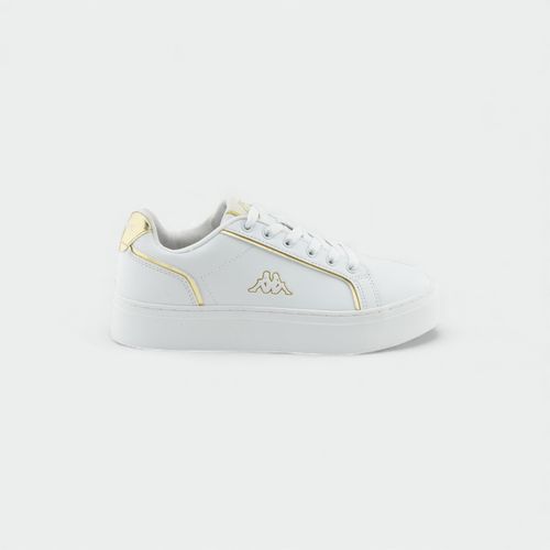Zapatilla Marible mujer KAPPA - WHITE YELLOW GOLD RICH