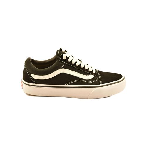 Zapatilla Vans U Old Skool - BLACK WHITE SUEDE CANVAS