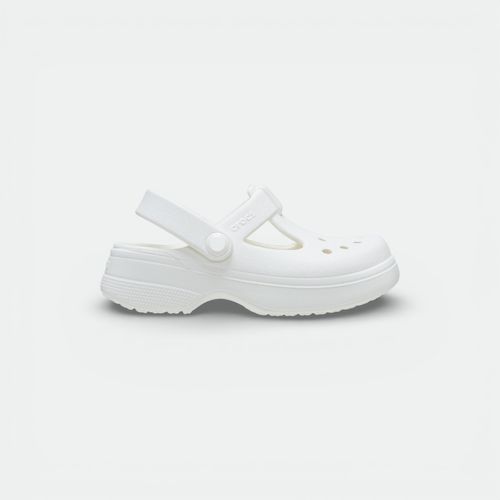 Zueco Mary Jane Clog niños CROCS - CHALK