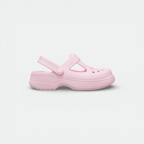 Zueco Mary Jane Clog niños CROCS - PINK MILK
