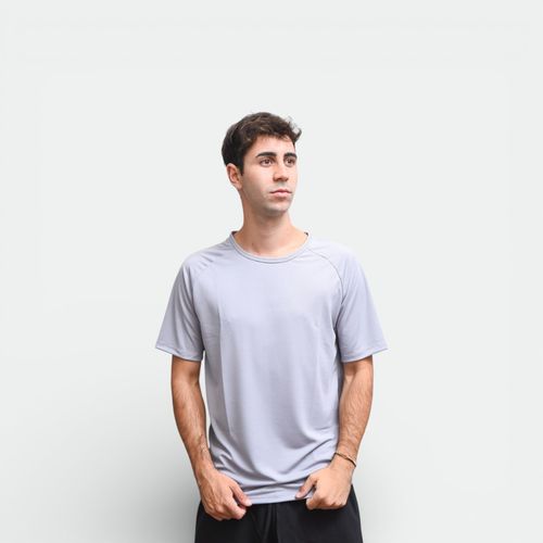 Remera running hombre PRO ONE - GRIS CENIZA