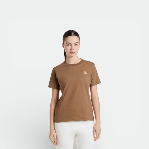 Remera mujer básica TOPPER - MARRON LION