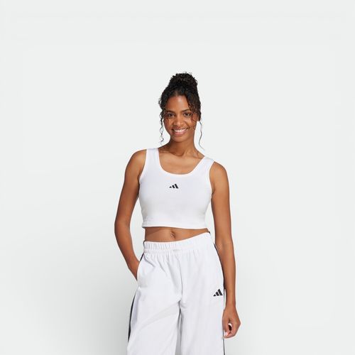 Musculosa Adidas Essentials Small Logo - WHITE BLACK