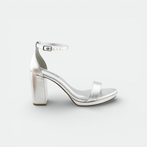 Sandalia de fiesta 280007 - PLATA METALIZADO