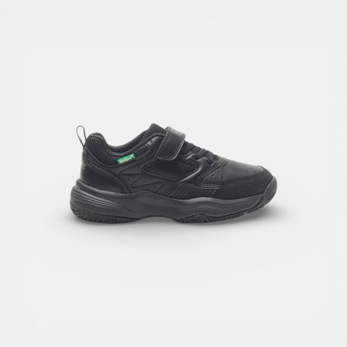 Zapatilla Evert con velcro niños KICKER`S - NEGRO